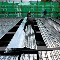 Tôles de plancher en treillis d'acier galvanisé pour le renforcement du béton, mur de construction haute résistance, taille personnalisée
