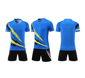 Diseño personalizado y logotipo tamaño adulto transpirable Deportes Fútbol uniforme conjunto OEM servicio barato alta calidad uniforme de fútbol - Product Image 4
