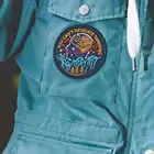 Alphabets ronds 3D personnalisés patchs en tissu sergé brodé thermocollants Style à coudre décoration à paillettes pour vêtements chapeaux en feutre - Product Image 5