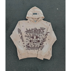 Conjunto de chándal estampado Morado para hombre, Sudadera con capucha y pantalones, conjunto de dos piezas, ropa de calle, ropa deportiva informal de moda, ropa al por mayor - Product Image 3