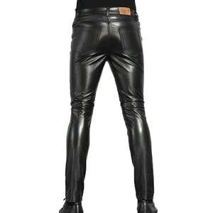 Pantalones de Motocicleta de Cuero Genuino para Hombre, Resistentes al Viento, Tallas Grandes, Personalizables, Servicio OEM Directo de Fábrica - Product Image 2