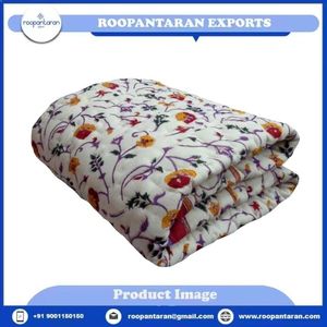 Edredón de algodón orgánico para bebé, diseño indio hecho a mano, relleno suave, comodidad para los más pequeños, poliéster bajo - Product Image 2