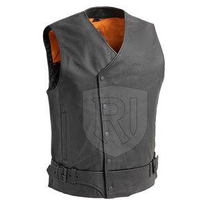 Meilleur design Gilet en cuir pour hommes Nouveau style Vêtements d'extérieur décontractés pour l'hiver Respirant et élégant - Product Image 1