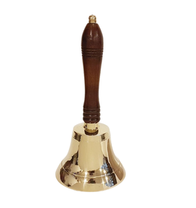 Campana de Mano Tradicional de Latón para Decoración del Mandir del Hogar, Mejora la Experiencia de Oración Diaria con un Tono Resonante Puro - Product Image 5