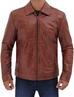 Vestes d'hiver en cuir pour hommes, vêtements de mode de qualité supérieure pour le transfert de chaleur logo design vestes d'hiver en cuir de vache de grande taille m