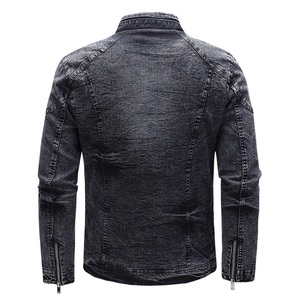 2025 veste en jean élégante pour hommes tenue décontractée OEM vente en gros veste en jean en coton de haute qualité pour hommes à vendre - Product Image 5