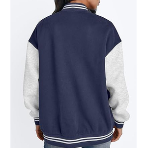 Fabrication 100% haute qualité couleur personnalisée femmes veste universitaire sur mesure surdimensionné respirant femmes veste universitaire - Product Image 6