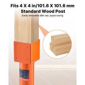 VEVOR แม่แรงปรับระดับได้ 4x4 ขนาด 13.2-18.7 นิ้ว รองรับน้ำหนักสูงสุด 24700 ปอนด์ แม่แรงแบบสกรูสำหรับงานก่อสร้างชั่วคราว - Product Image 5