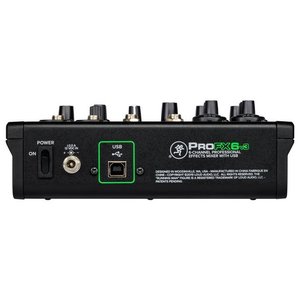 Mezclador de efectos profesional Profx6V3 de 6 canales con interfaz de audio USB para DJ y grabación - Product Image 3