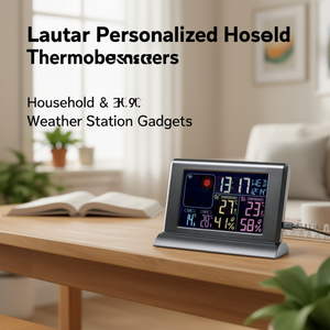Thermomètres domestiques personnalisés Lautar, gadgets de station météo - Product Image 3