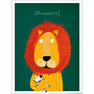 Póster de León Grande para Decoración de Habitación Infantil - Product Image 1