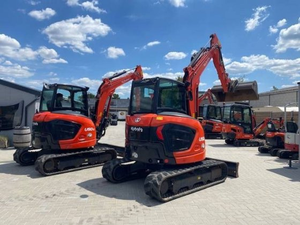Mini-excavatrice Kubota U50-5, excavatrice sur chenilles de 5 tonnes à vendre, équipement de construction prêt à être expédié - Product Image 2