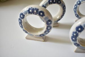White Gold Color <b>Resin</b> Marble Napkin <b>Ring</b> Holder Round Shape Best Finishing Handmade Napkin <b>Ring</b> Cloth Holder for Dining Table - Product Image 2
