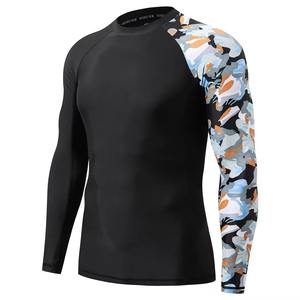 Nueva llegada de secado rápido Rash Guard Shirt Sports Tela transpirable y ligera Precio de venta en línea - Product Image 6
