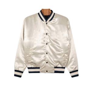 แจ็กเก็ตผ้าโพลีเอสเตอร์สำหรับผู้ชายผ้าซาตินดีไซน์ลายตัวอักษรน้ำหนักเบาระบายอากาศได้ดี100% งานตามสั่งฤดูใบไม้ร่วง - Product Image 3