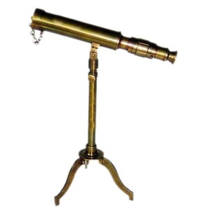 Jumelles vintage au design unique pour la décoration de la maison en laiton antique, étui en cuir pour télescope, marine victorienne de bonne qualité - Product Image 3