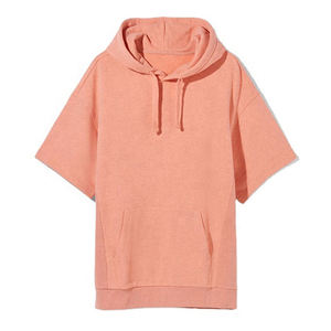 ชุดวอร์มผ้าฝ้ายมีฮู้ดสำหรับผู้ชาย,ชุดวิ่งแบบสองชิ้นแบบสวมหัว - Product Image 3