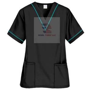 Chemise de gommage médical d'hôpital de vente chaude haut médical de gommage unisexe - Product Image 6
