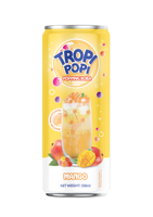 Vietnam TROPI POPI merek Popping Boba teh gelembung kaleng 330ml minuman jus buah-buahan-hacp/ISO/bersertifikat HALAL-kesehatan Lezat-pribadi