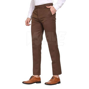 Pantalon décontracté en toile pour hommes Léger Respirant Conception personnalisée Motif droit Fabriqué au Pakistan Prix bas - Product Image 3