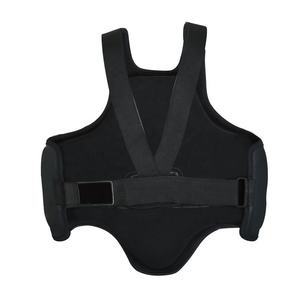 2026 New Tending Black-Color Leather Boxing Chest Guard Latest Design Men's Sports Boxing Chest Guard - Product Image 4