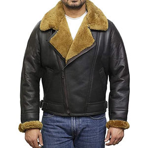 2024 haute qualité Logo personnalisé Biker vestes en cuir pour hommes toile tissu col montant haute rue Style en gros - Product Image 3