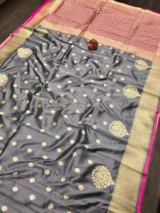 ผ้าส่าหรีขอบผ้าทอใยซารีนุ่มจากแบรนด์ล่าสุด - Product Image 3