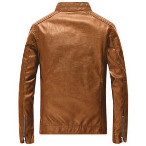 Chaqueta de Cuero Clásica de Motociclista de Primera Calidad, Hecha a Medida, 100% Cuero Vacuno Original para Hombre - Product Image 4
