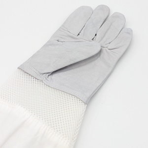 Custom High Quality Long Sleeve Sheepskin Protecting Beekeeping <b>Gloves</b> Powder-free & Silicone-free Size XL by Benefitbee - Product Image 2