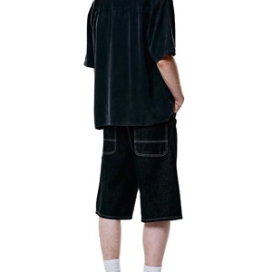 Conjuntos de Shorts de Mezclilla para Hombre con Logotipo Personalizado, Marca Privada, Traje de Baño para Playa, Transpirable, Estilo Casual de Verano, Fabricado en Pakistán - Product Image 3