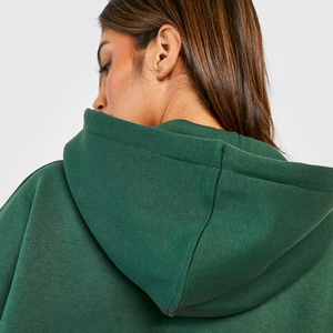 Sweat-shirt d'hiver à capuche pour femme, grande taille, en molleton respirant, à séchage rapide, avec logo personnalisé imprimé et effet délavé, idéal pour l'entraînement - Product Image 6
