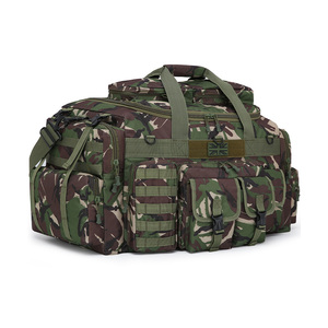 Bolsa de lona Saxon - 100 litros - Compatible con DPM Molle, correa de hombro ajustable y extraíble, correas de compresión laterales, camuflaje personalizado - Product Image 3
