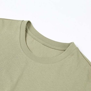 เสื้อยืดคอกลมผ้าคอตตอนสำหรับผู้ชายเสื้อยืดธรรมดาสำหรับใส่ใน100% เสื้อออกแบบโลโก้ได้ตามต้องการ - Product Image 3