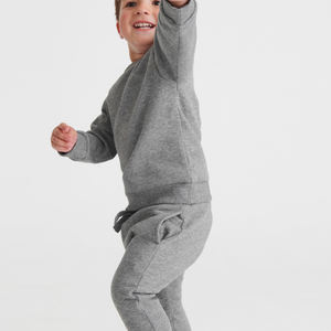 Ropa al por mayor chándal para niños estampado de algodón polar manga completa chándales con cremallera para niños chándal - Product Image 3