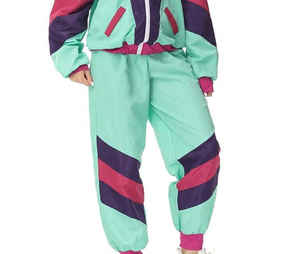 Ensemble de vêtements de sport 2 pièces avec logo personnalisable pour femmes coupe-vent et joggings pour l'extérieur en hiver - Product Image 5