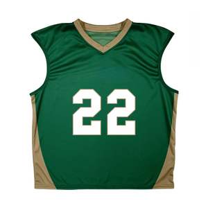 Débardeur de crosse réversible personnalisé Maillot sans manches en maille légère pour jeunes adultes - Product Image 3