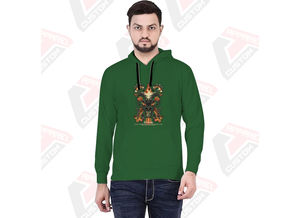 Sudadera con Capucha Ultra Cómoda para Hombre, 100% Algodón Premium, Suave y Confortable para Invierno, Diseño Bordado, Impresión Digital - Product Image 5