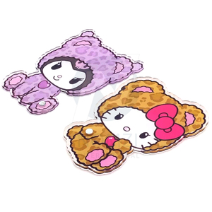 Placas de Extensión de Pestañas Love Hello Kitty, Herramienta de Belleza de Marca Privada, Placa de Pestañas Magnética Cuadrada de Acrílico Sostenible, Corazón y Flor - Product Image 2