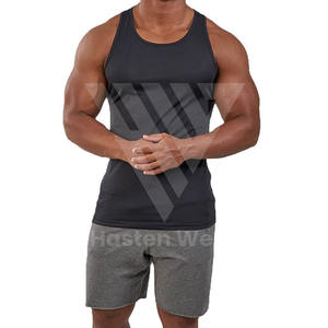Prix raisonnable hommes sans manches débardeur maillots séchage rapide vêtements de sport Fitness entraînement gymnastique débardeur Stringer gilets mâle - Product Image 1