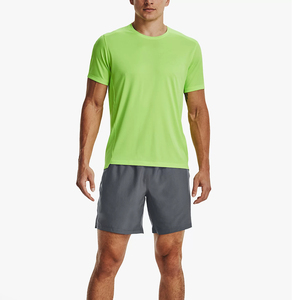 Shorts de sport pour homme, écologiques, décontractés, à motif uni, compressifs, respirants, à séchage rapide, mi-élastiques - Product Image 6