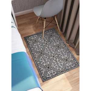 Tapis de couleur neutre, tapis imprimé moderne pour la maison, tapis bohème pour salon, tapis en chenille - Product Image 5