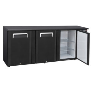 Bar à dos plein avec 3 portes pour refroidisseur à vin et boissons - Product Image 1