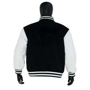 แจ็กเก็ตทีมันหนาวขนแกะสไตล์วินเทจเบสบอลสไตล์วินเทจ - Product Image 2