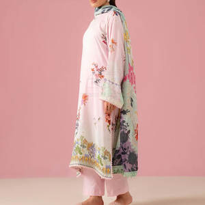 Traje Pakistaní Informal Ligero de 2 Piezas en Algodón, Talla Adulto, Shalwar Kameez de Algodón Pakistaní - Product Image 2