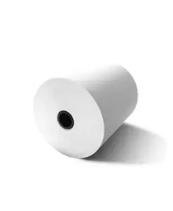 Kualitas tinggi Roll OEM putih Hansol gulungan kertas termal untuk mesin penagihan Atm faks parkir tiket harga rendah