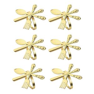 Servilleteros de metal dorado para bodas y Navidad Impresiona a tus invitados con ocasiones especiales - Product Image 3