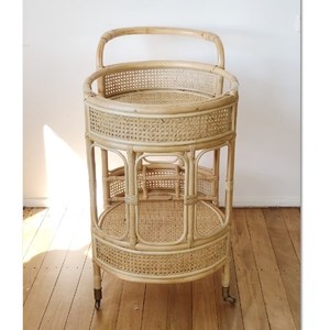 Carrito de ratán de calidad superior, carrito para hotel hecho a mano en Vietnam - Product Image 2