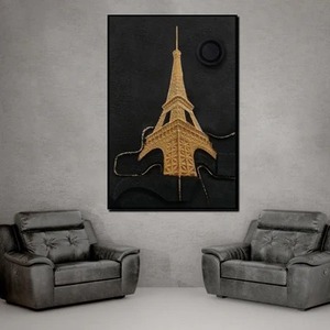 Arte Mural Moderno, Pieza Decorativa Hecha a Mano para Sala de Estar, Dormitorio, Oficina y Decoración Elegante del Hogar - Product Image 1