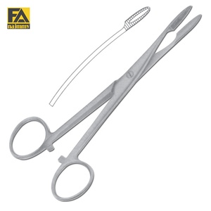 กรรไกรผ่าตัดแบบโค้ง Gross Maier Manual Dressing Forceps ผลิตจากสแตนเลสสตีล เกรด I ได้รับการรับรองมาตรฐาน CE - Product Image 3