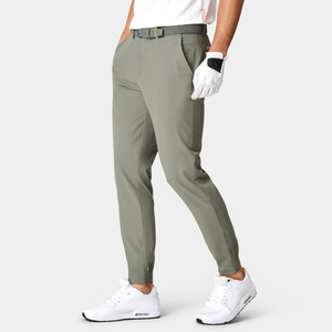 Wholesale Customizable Lightweight <b>Golf</b> <b>Trousers</b> for <b>Men</b> Top Design Side Pockets Recycled Polyester Colored Wash Custom Size - Product Image 1